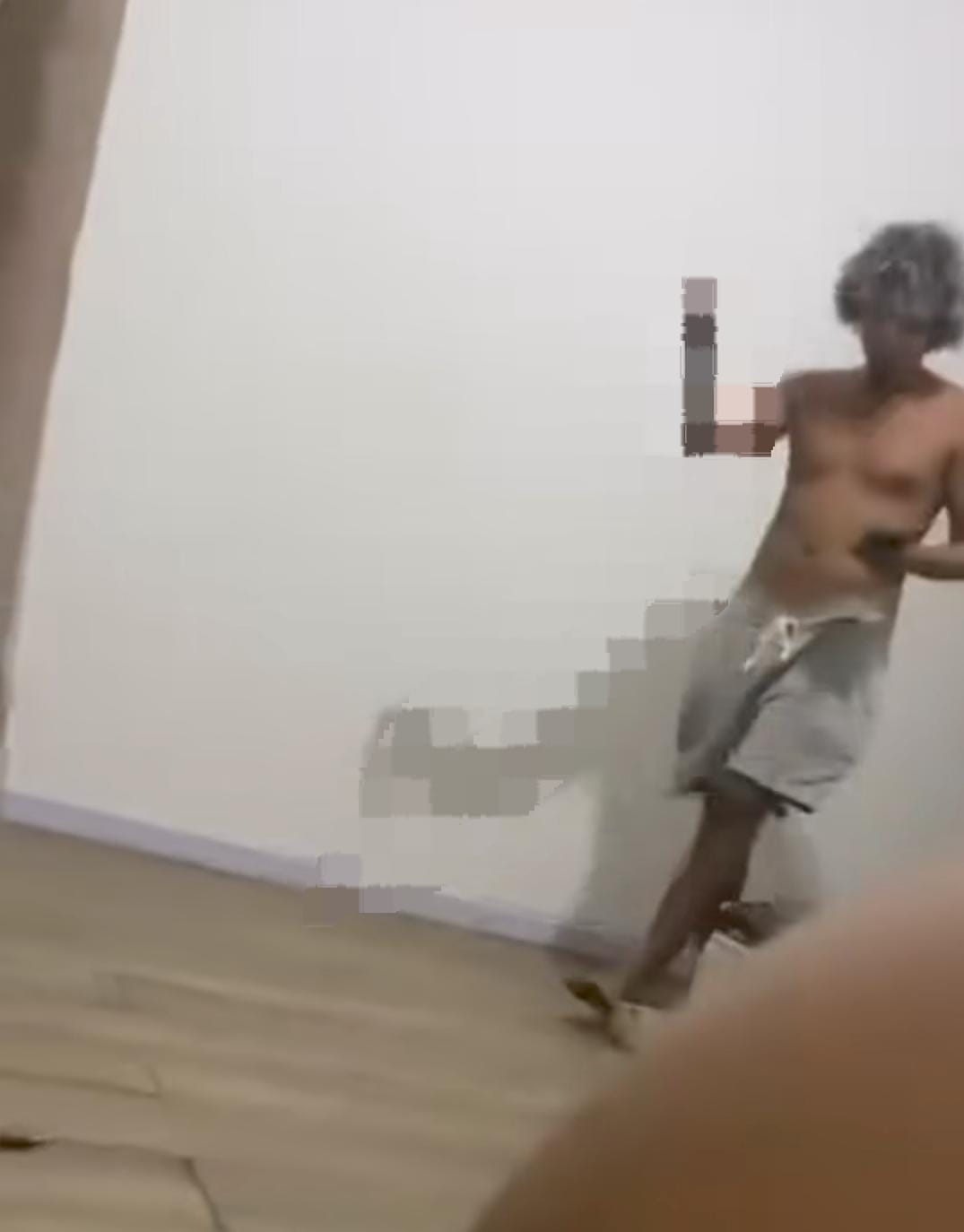 (A cena gravada gerou ampla repercussão nas redes sociais.)