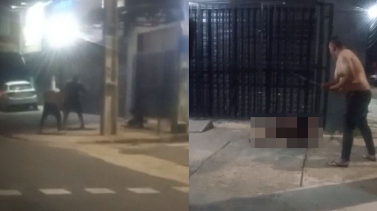 Um homem foi brutalmente espancado por duas pessoas, em Ananindeua.