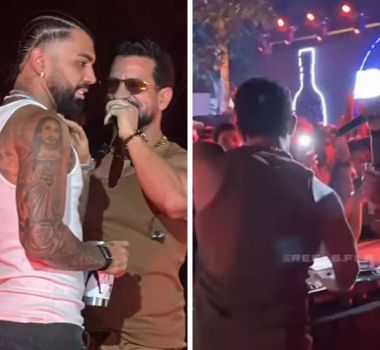 Imagem - Gabigol curte férias com festa em mansão e flagra com Maisa agita web