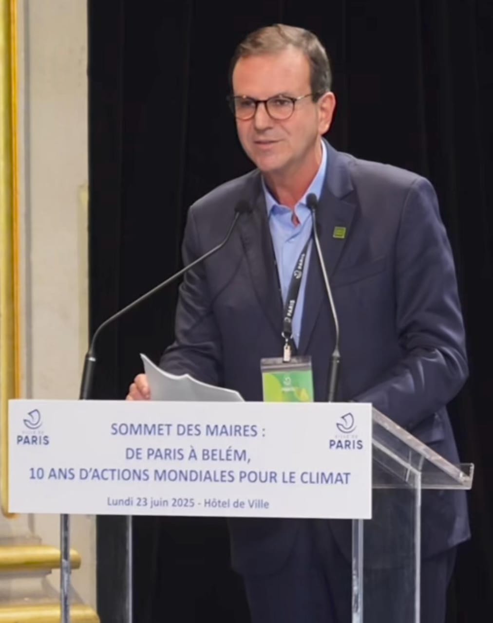 Imagem - 'Belém vai dar show na COP30', afirma Eduardo Paes na Cúpula Internacional de Prefeitos, em Paris