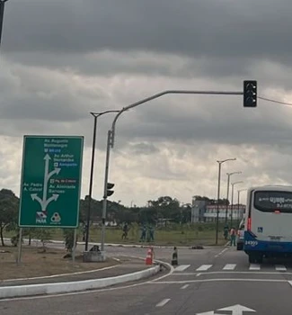 Imagem - Novos semáforos e faixas de pedestres são instalados em Belém; confira onde