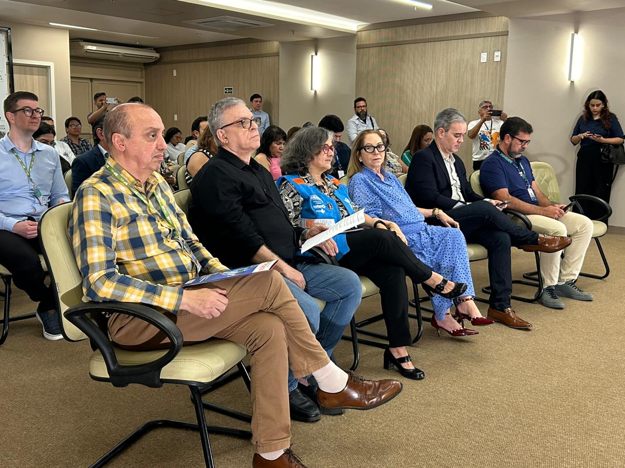 A conferência do MS foi transmitida no auditório do Hospital Beneficente Portuguesa, em Belém, nesta sexta-feira (27). 