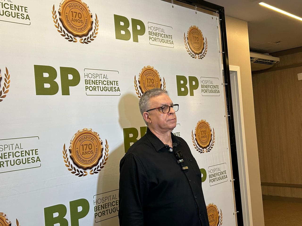Presidente do grupo Beneficente Portuguesa, Alírio Gonçalves.