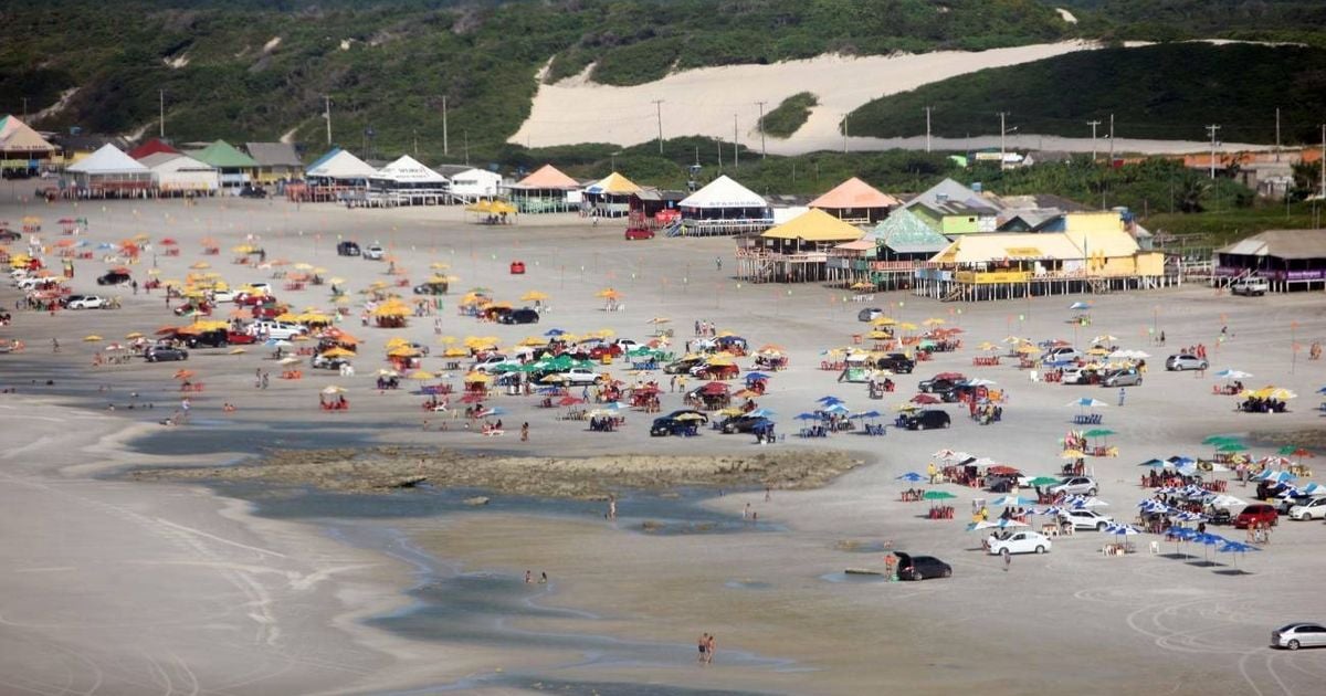 Praia do Atalaia, em Salinópolis.