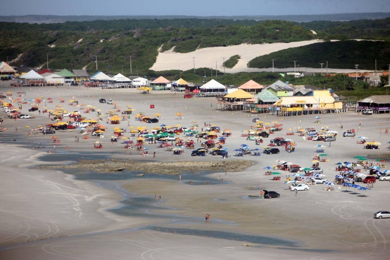 Praia do Atalaia, em Salinópolis.