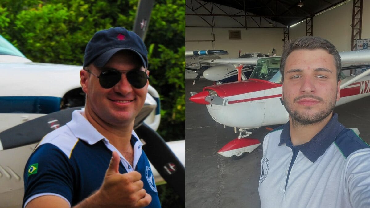Abner Casagrande de Oliveira, de 41 anos, e Felipe Coiado Gomes, de 23 anos.