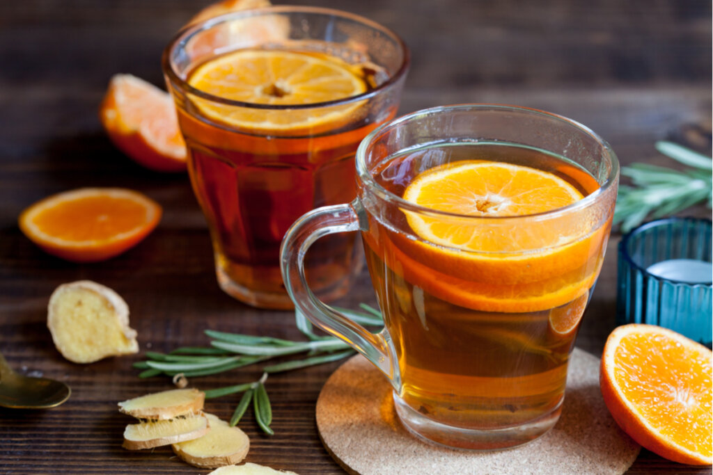 Chá de laranja com gengibre (Imagem: JoyStudio | Shutterstock) 