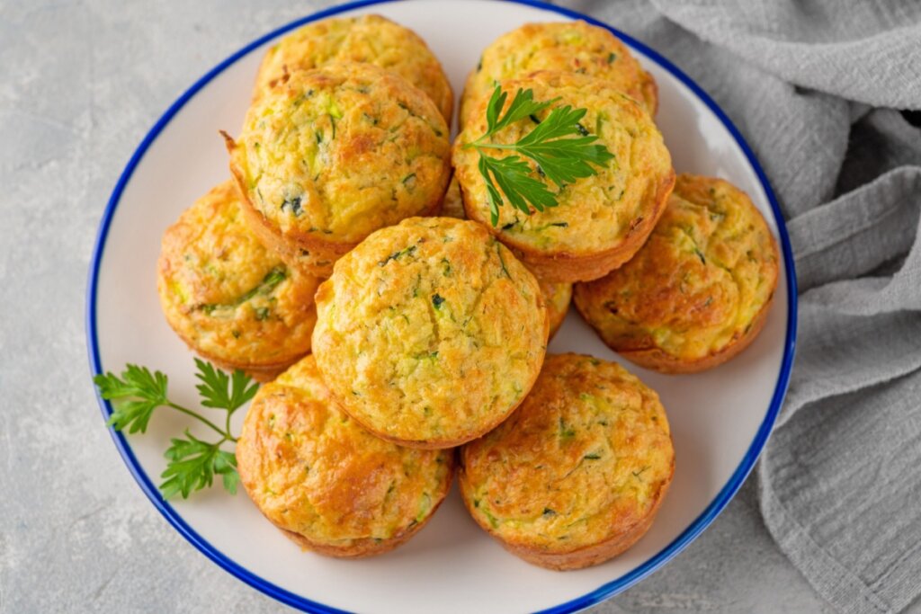 Muffin de ovo e vegetais (Imagem: irina2511 | Shutterstock)