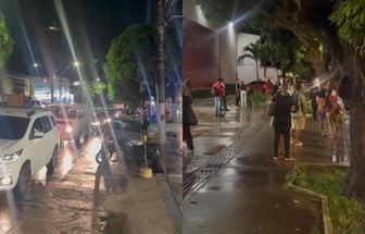 Trânsito fica lento em vários locais após temporal em Belém; confira as ruas