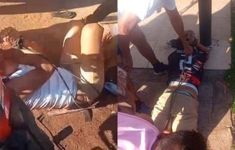 Vídeo: suspeito leva 'surra' de populares após tentativa de assalto em Casa Lotérica no Pará