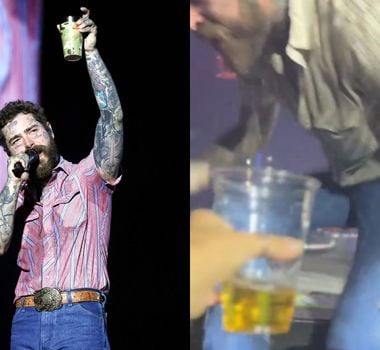 Imagem - Vídeo: Post Malone cai do palco durante show nos EUA