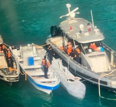 Imagem - Colômbia faz apreensão inédita de submarino do tráfico sem tripulantes