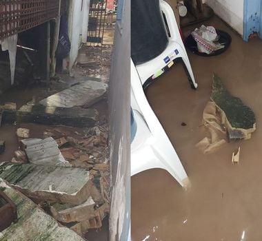 Imagem - Vídeo: temporal derruba muro de casa no bairro de Canudos, em Belém