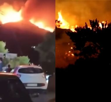 Imagem - Cerca de 1.500 pessoas são retiradas de casa após incêndio de grandes proporções, na Grécia