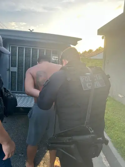 Imagem - Polícia Civil prende líder do Comando Vermelho durante operação em Ourém