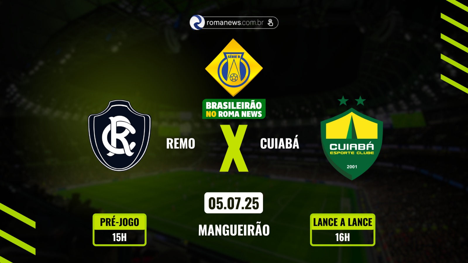 Imagem - Veja como foi Remo x Cuiabá pela 15ª rodada da Série B do Brasileiro