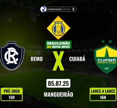 Imagem - No Mangueirão, Remo recebe Cuiabá pela 15ª rodada da Série B; acompanhe