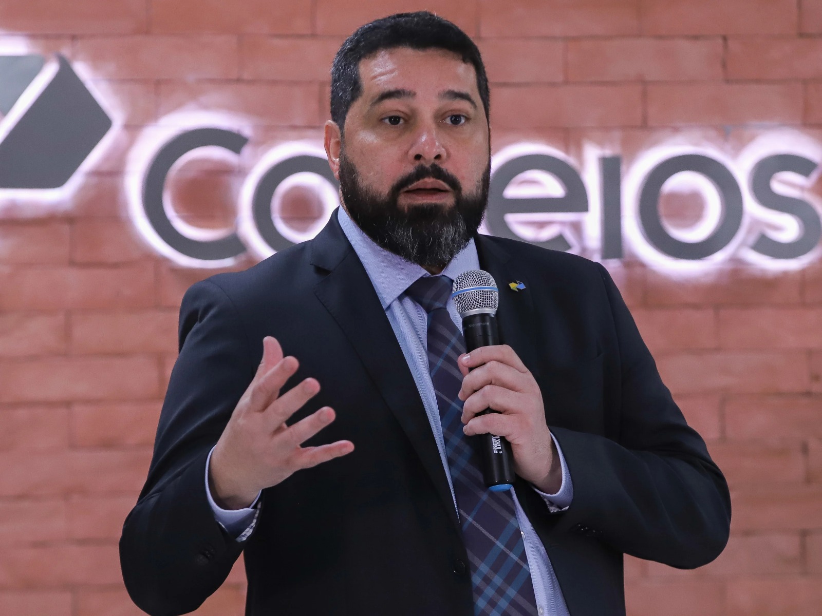 O presidente dos Correios, Fabiano Silva.
