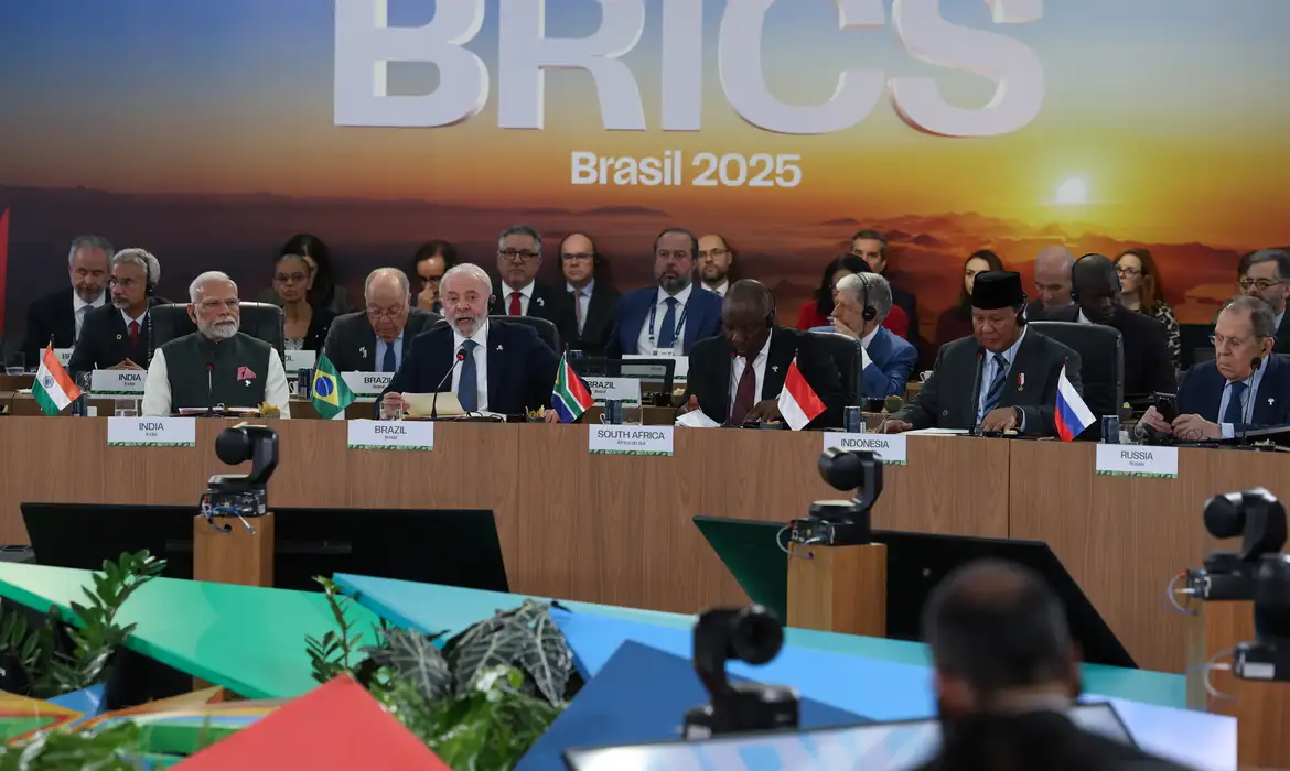 Líderes mundiais no Brics. 