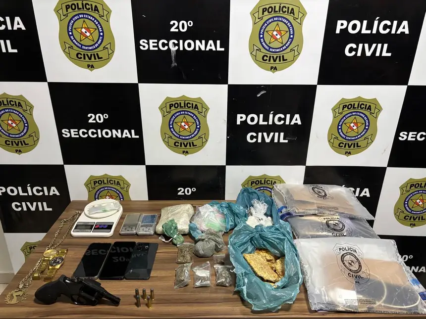 Operação em Parauapebas apreende drogas, armas e prende integrantes de facção