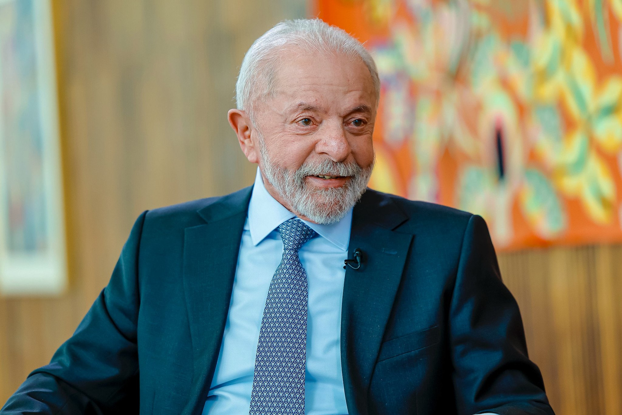 Lula durante entrevista na Rede Globo -