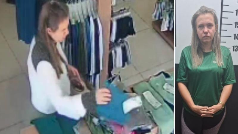 Imagem - Vereadora é presa após ser flagrada furtando roupas de academia