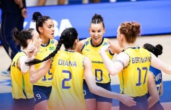 Brasil vence a Polônia com show de Gabi na Liga das Nações de Vôlei
