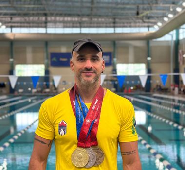 Imagem - Nadador paraense Filipe Faraon ganha sete medalhas em campeonato mundial