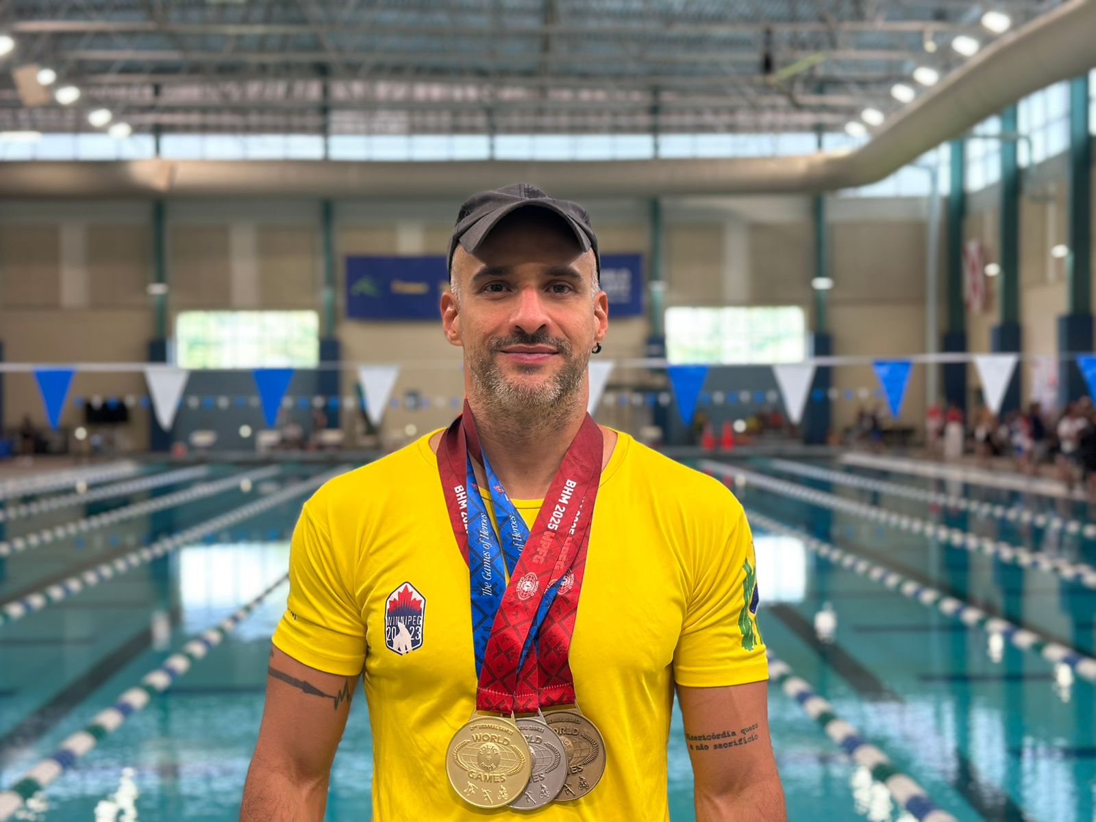 Imagem - Nadador paraense Filipe Faraon ganha sete medalhas em campeonato mundial