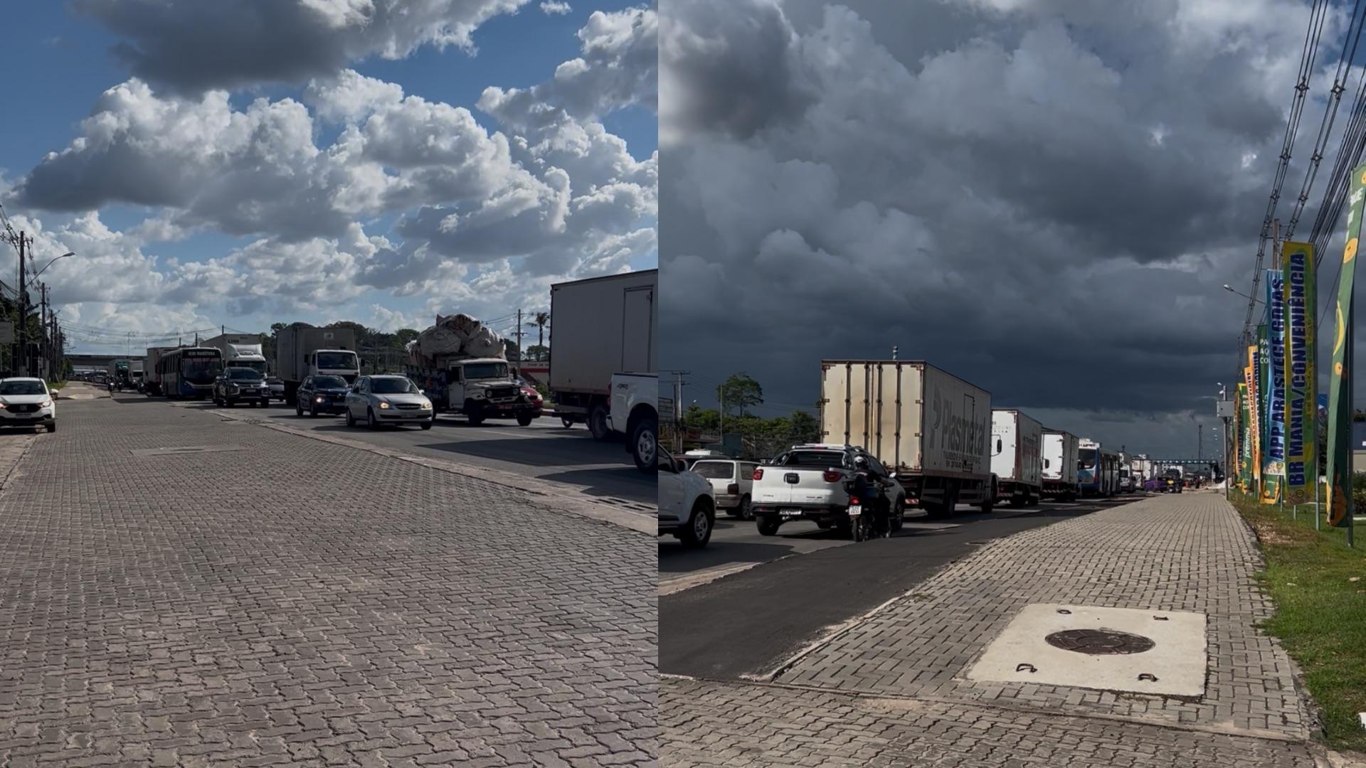 Imagem - Férias 2025: trânsito intenso na saída de Belém marca segundo final de semana de julho; assista