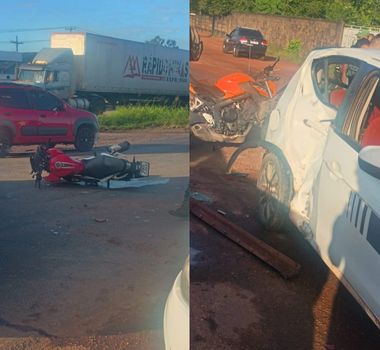 Imagem - PM se envolve em acidente na PA 140, em Santa Isabel do Pará