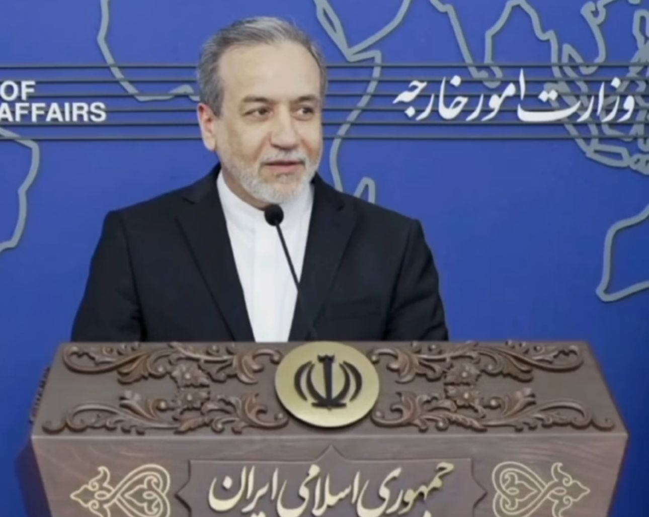 Ministro das Relações Exteriores do Irã, Abbas Araghchi