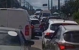 Trânsito lento no sentido Outeiro causa transtornos a motoristas neste domingo, em Belém; assista