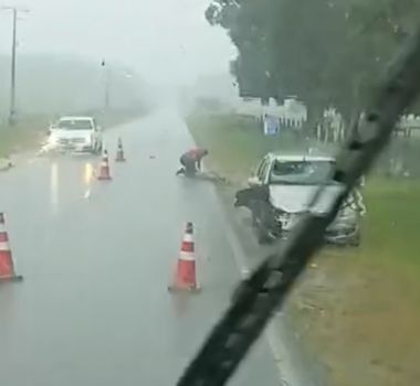 Imagem - Acidente entre carro e motocicleta deixa vítima fatal na rodovia PA-458, em Bragança
