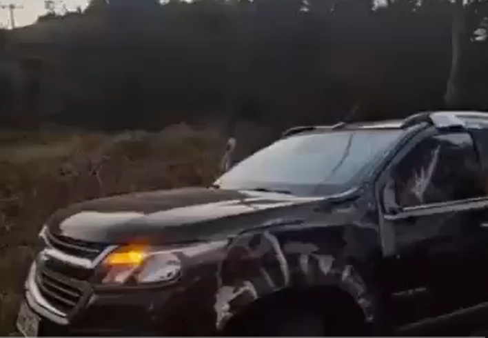 Vídeo mostra como ficou carro do sertanejo Fabiano Menotti após acidente