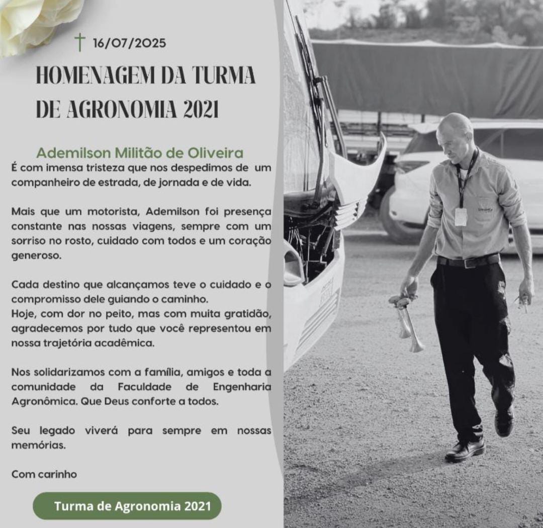 Alunos homenageiam motorista morto em acidente com comboio da UFPA