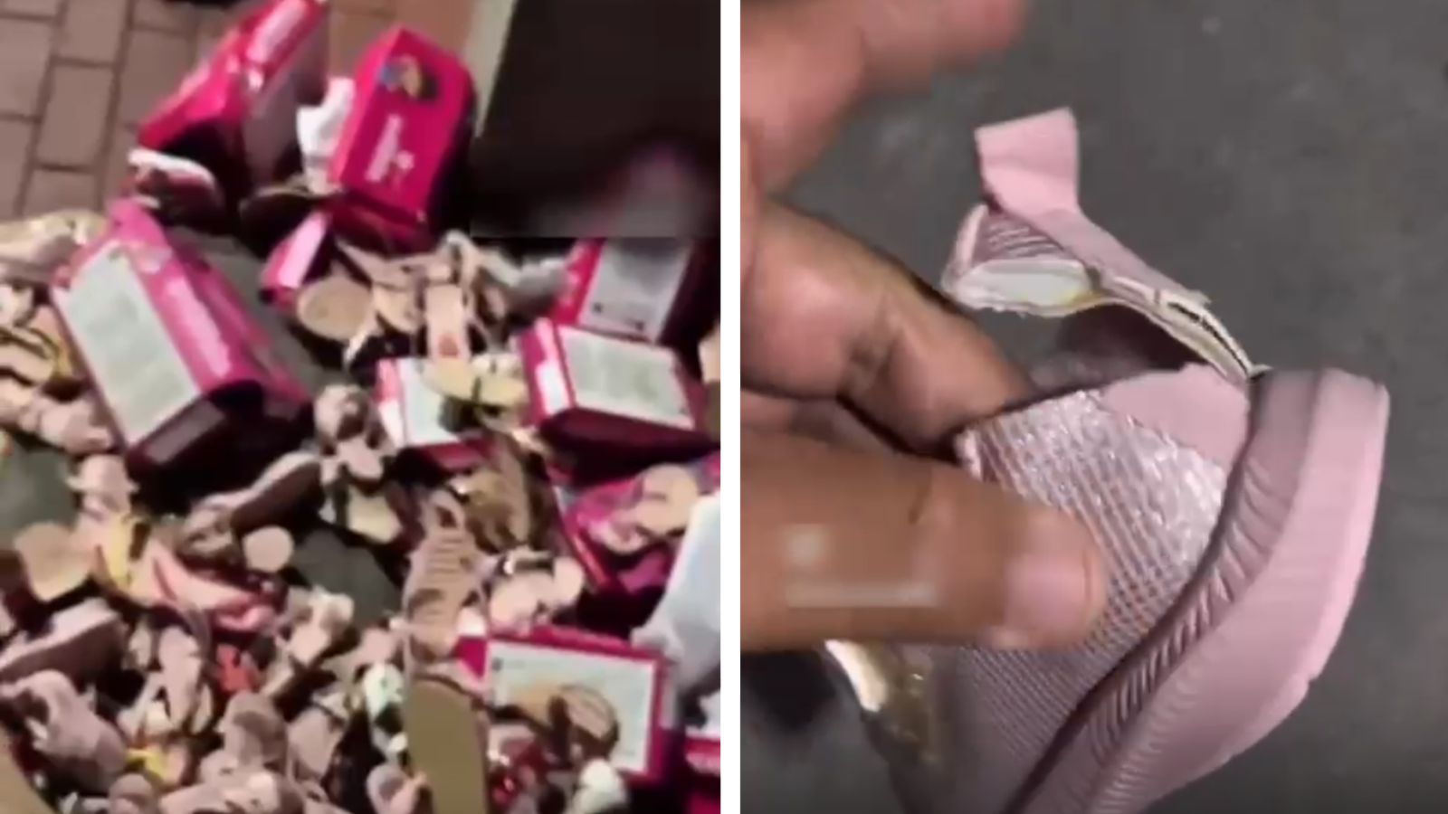 Imagem - Descarte de calçados destruídos em Capanema gera revolta e indignação; assista