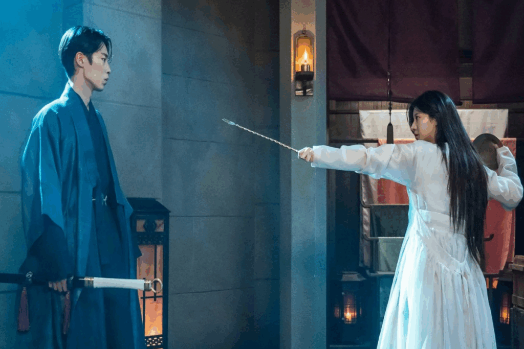 Em &#8220;Alquimia das almas&#8221;, Nak-su e Jang-uk têm as vidas entrelaçadas pela magia (Imagem: Reprodução digital | Netflix)