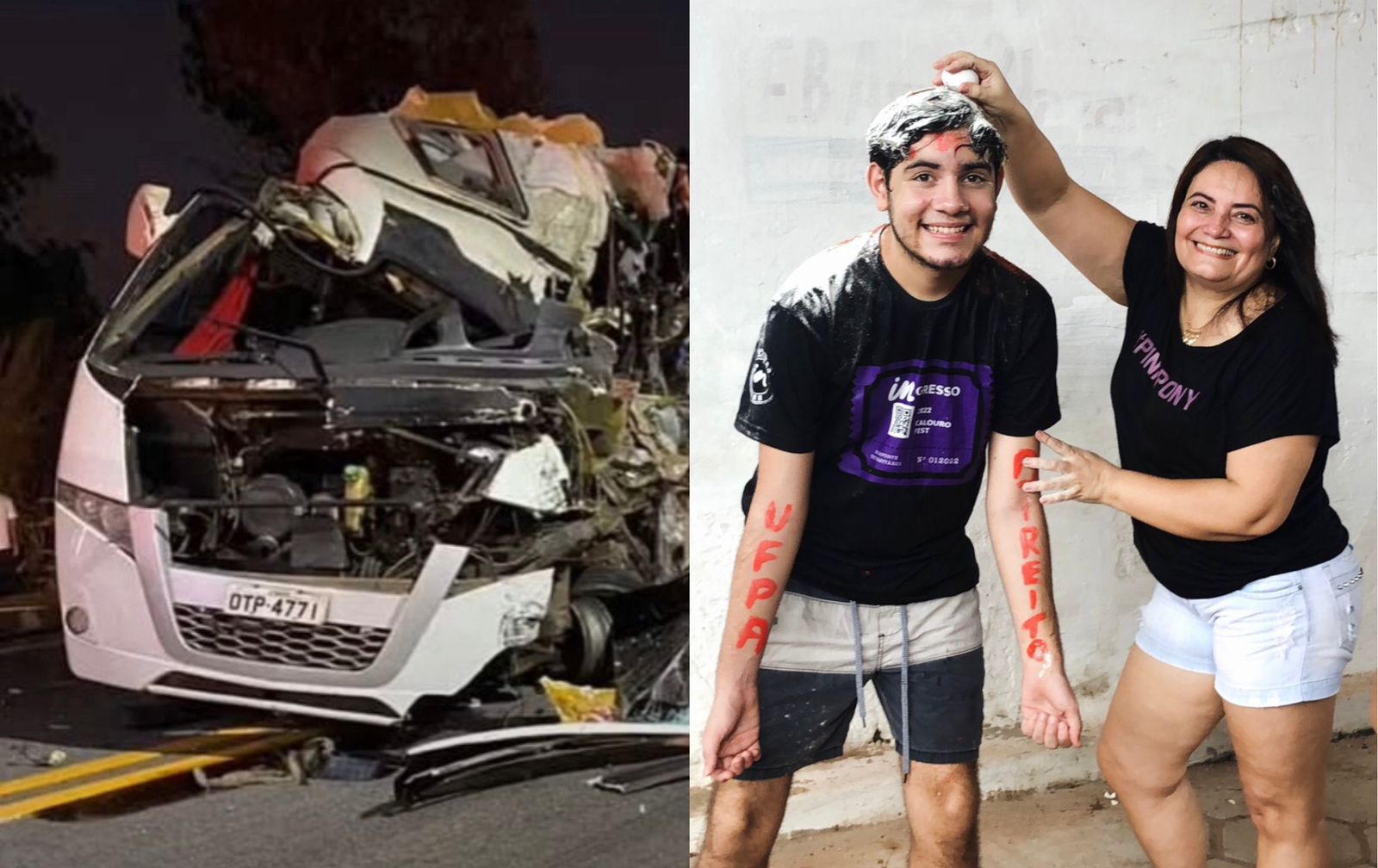 Imagem - Mãe de estudante da UFPA relata angústia após acidente com ônibus na BR-153