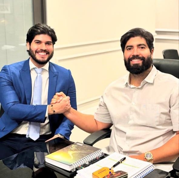 Vereador João Coelho (PDT) e Deputado Estadual Adriano Coelho (PDT).