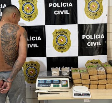 Imagem - Homem é preso com 30 kg de drogas em Castanhal, no Pará