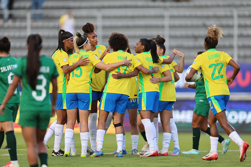 Imagem - Brasil goleia Bolívia por 6 a 0 e assume liderança do grupo na Copa América Feminina