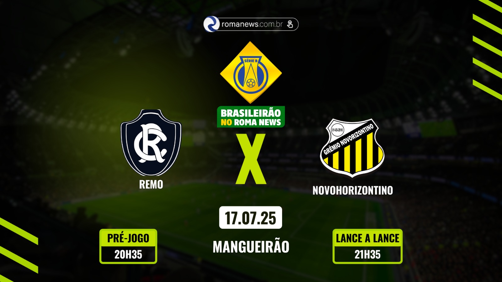 Imagem - Remo encara o Novorizontino em duelo direto pelo G4 da Série B