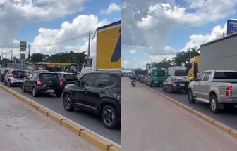 Saída de Belém tem trânsito intenso na BR-316 na tarde desta sexta-feira; assista