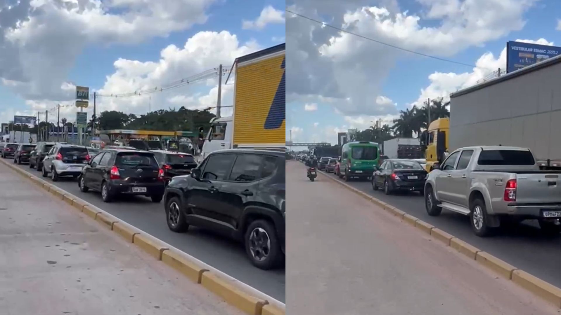Imagem - Saída de Belém tem trânsito intenso na BR-316 na tarde desta sexta-feira; assista