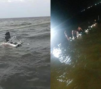 Imagem - Pescadores de Salvaterra naufragam na Baía de Marajó e são resgatados durante a madrugada