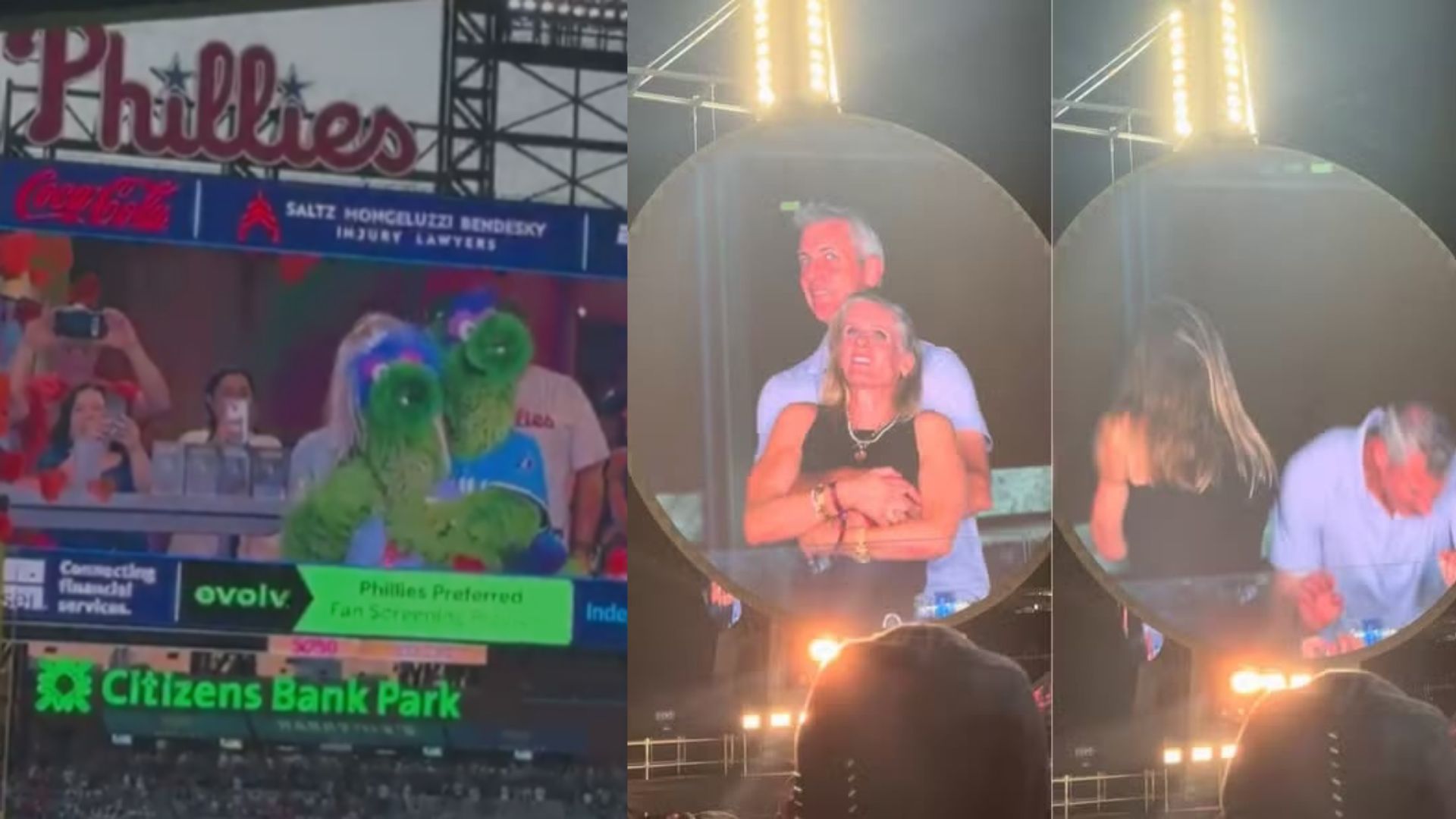 Imagem - Durante jogo de Baseball, mascotes recriam meme viral de ‘kiss Cam’ que flagrou CEO e amante