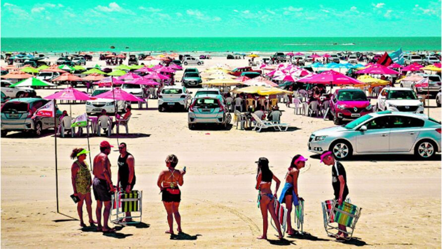 Praia do Atalaia, em Salinas