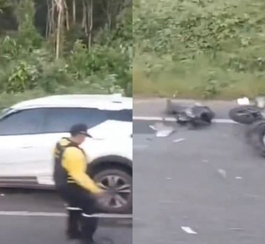 Imagem - Vídeo: casal morre em grave acidente de moto na estrada de Mosqueiro