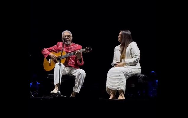 Gilberto Gil e Preta Gil emocionaram o público na última vez que a cantora subiu aos palcos